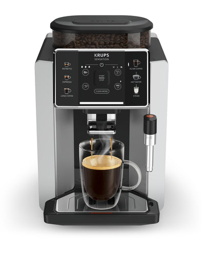 Krups Sensation Silver EA910E10 – Expresso broyeur automatique