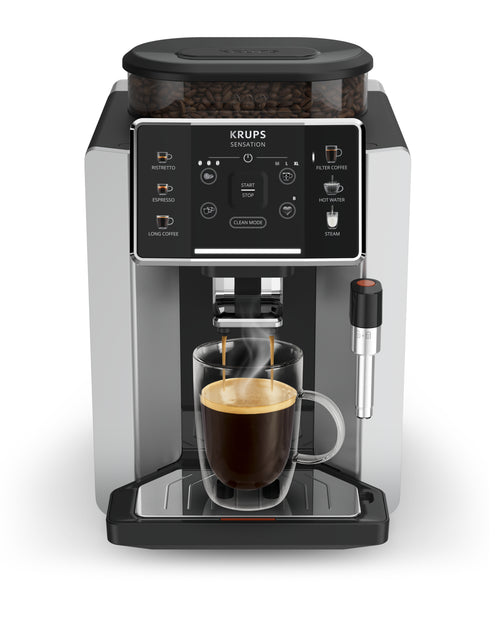 Krups Sensation Silver EA910E10 – Expresso broyeur automatique