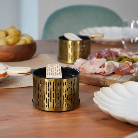 Coffret Raclette à la bougie scintillante